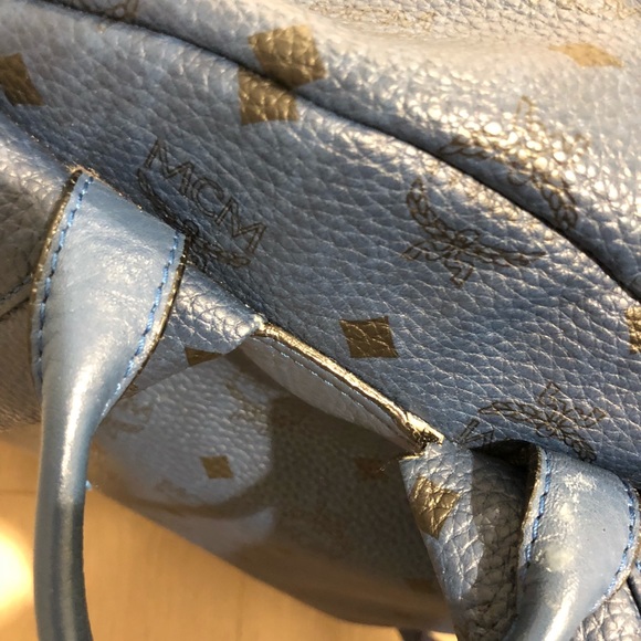 MCM Navy Blue Backpack - Picture 2 of 3